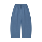 Unisex Waffle Barrel Leg Pants