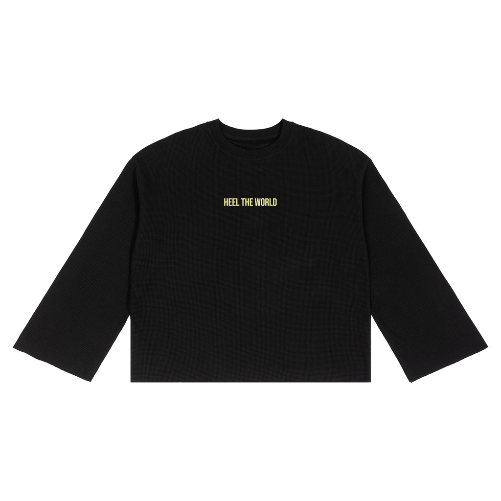 Unisex Waffle Raw Edge T-Shirt
