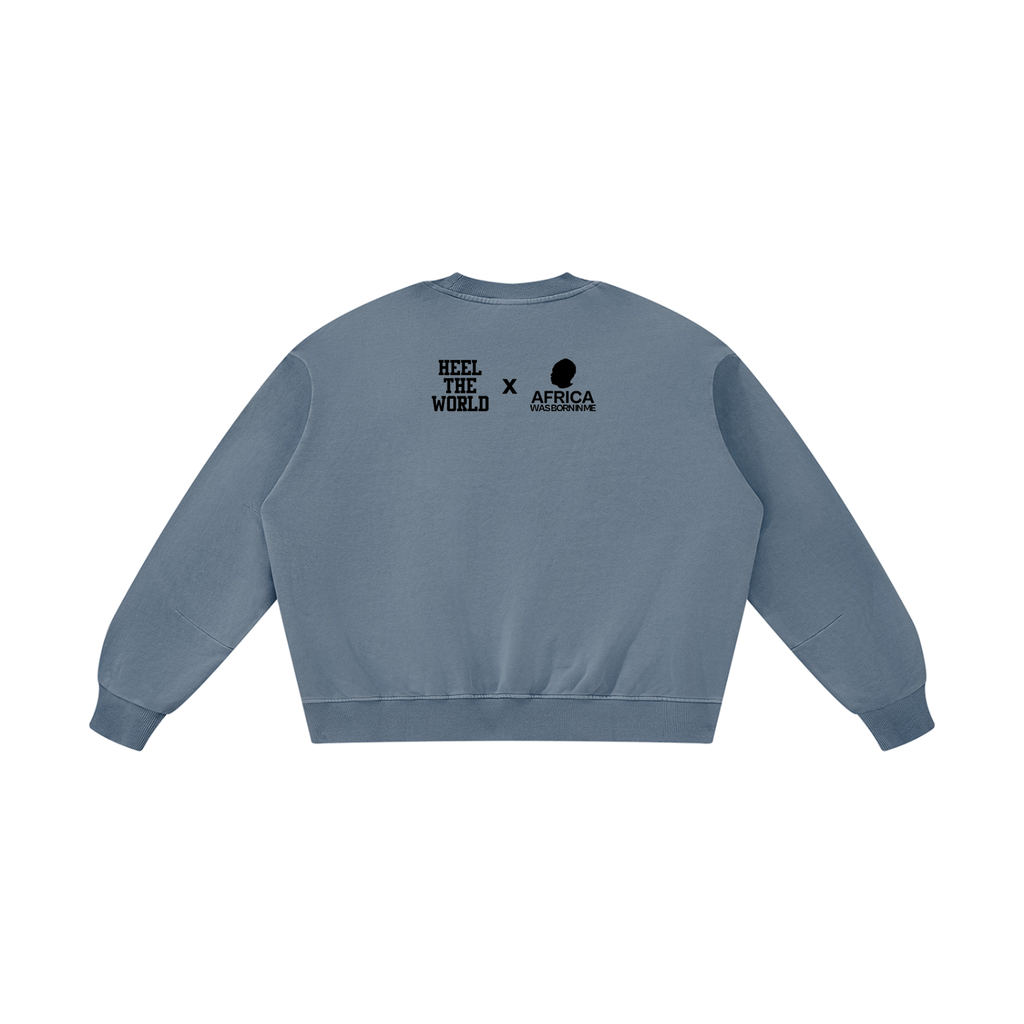 Unisex Boxy Vintage Washed Sweatshirt