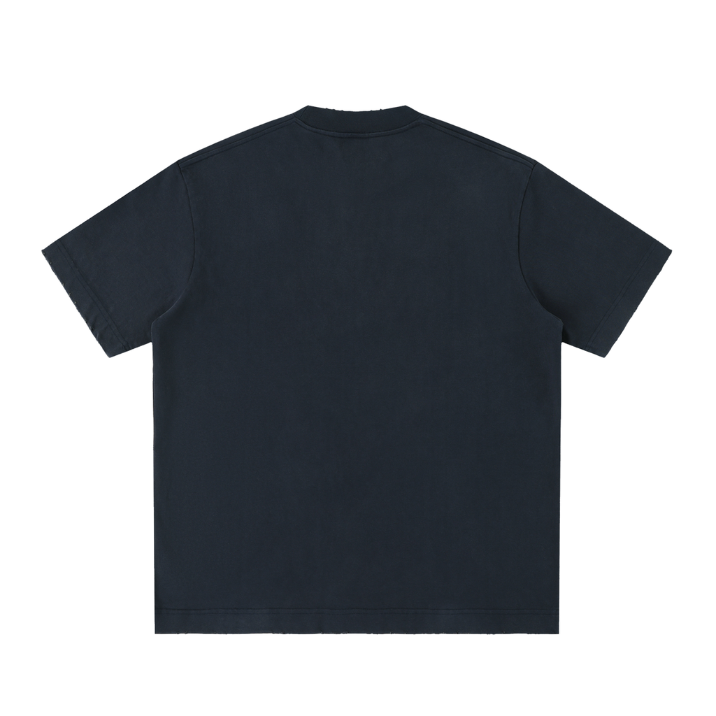 Boyedoe Heavyweight Vintage Washed Frayed T-Shirt