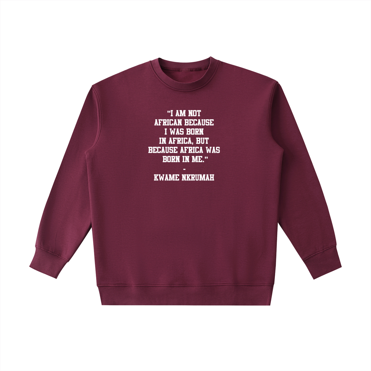 Kwame Nkrumah Essential Heavyweight Crewneck Sweatshirt