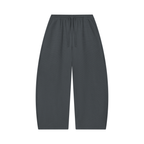 Unisex Waffle Barrel Leg Pants