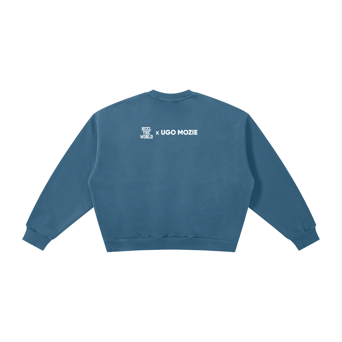 Ugo Mozie- Life Stylist. Boxy Fleece Crewneck Sweatshirt