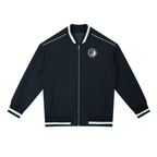 Contrast Piping Zip Bomber Jacket