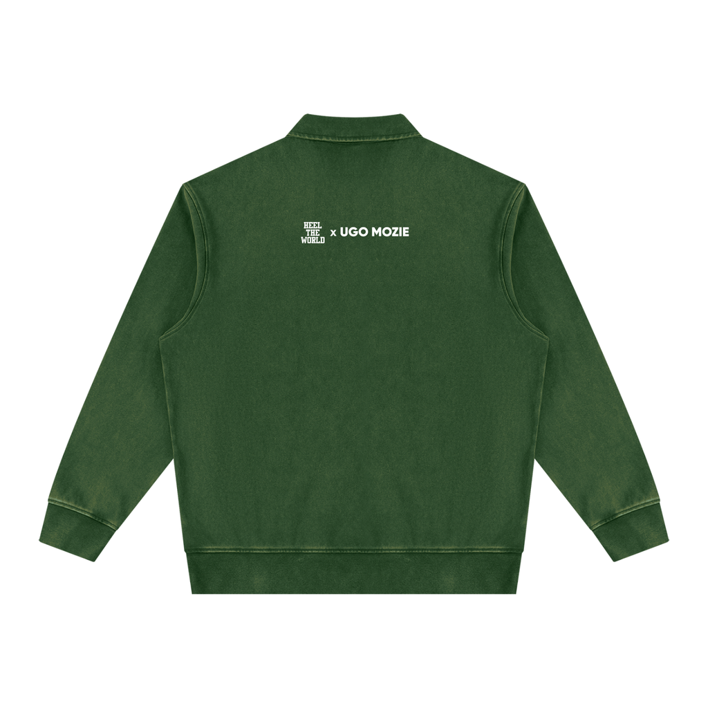 Unisex Vintage Wash Quarter-Zip Sweatshirt