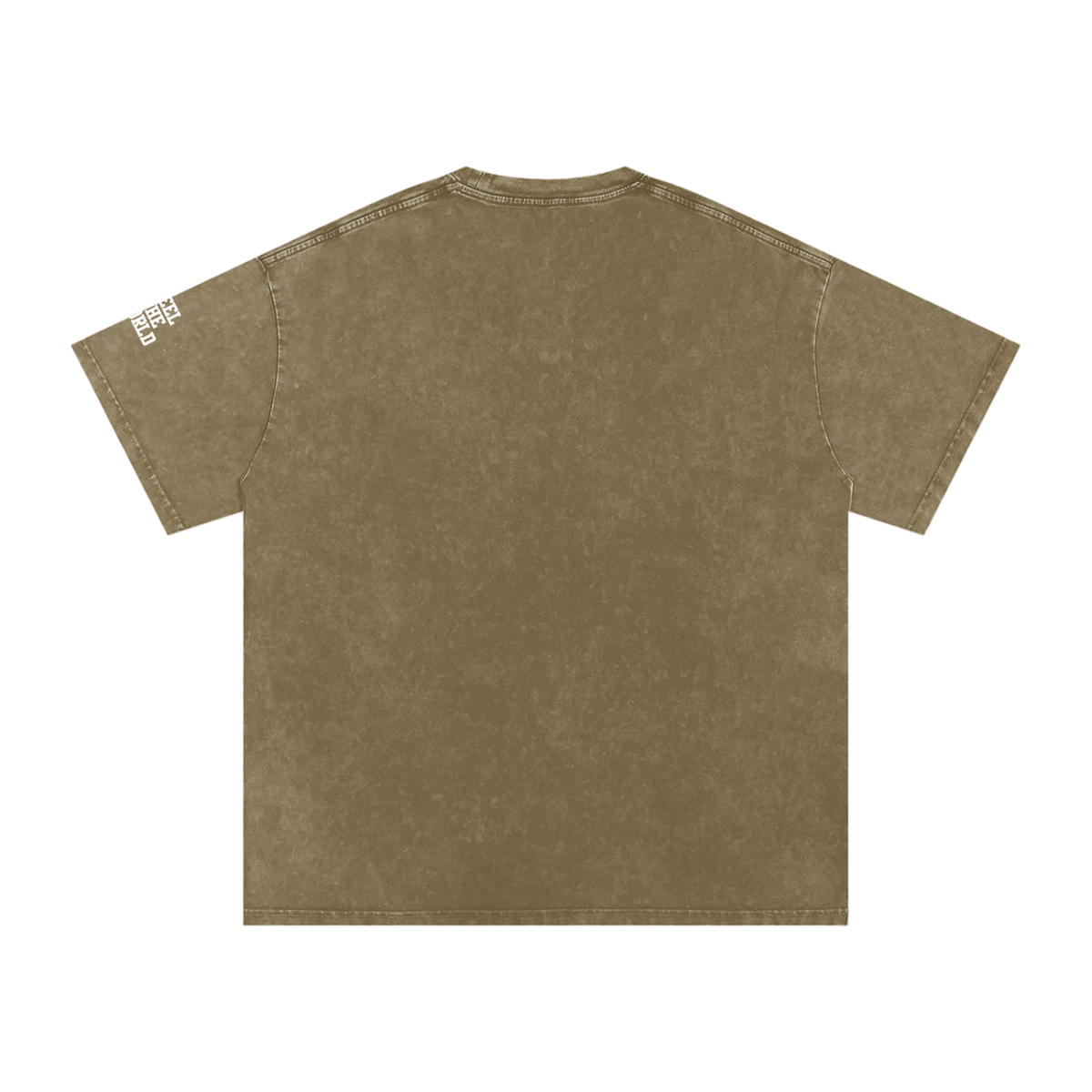 Kwame Nkrumah Snow Washed Oversized Cotton T-Shirt