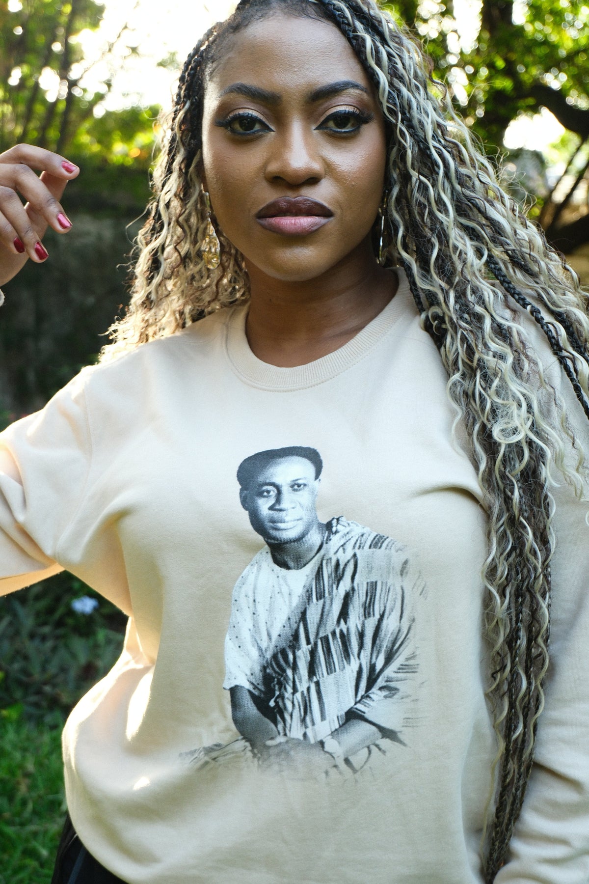 Kwame Nkrumah Essential Heavyweight Crewneck Sweatshirt