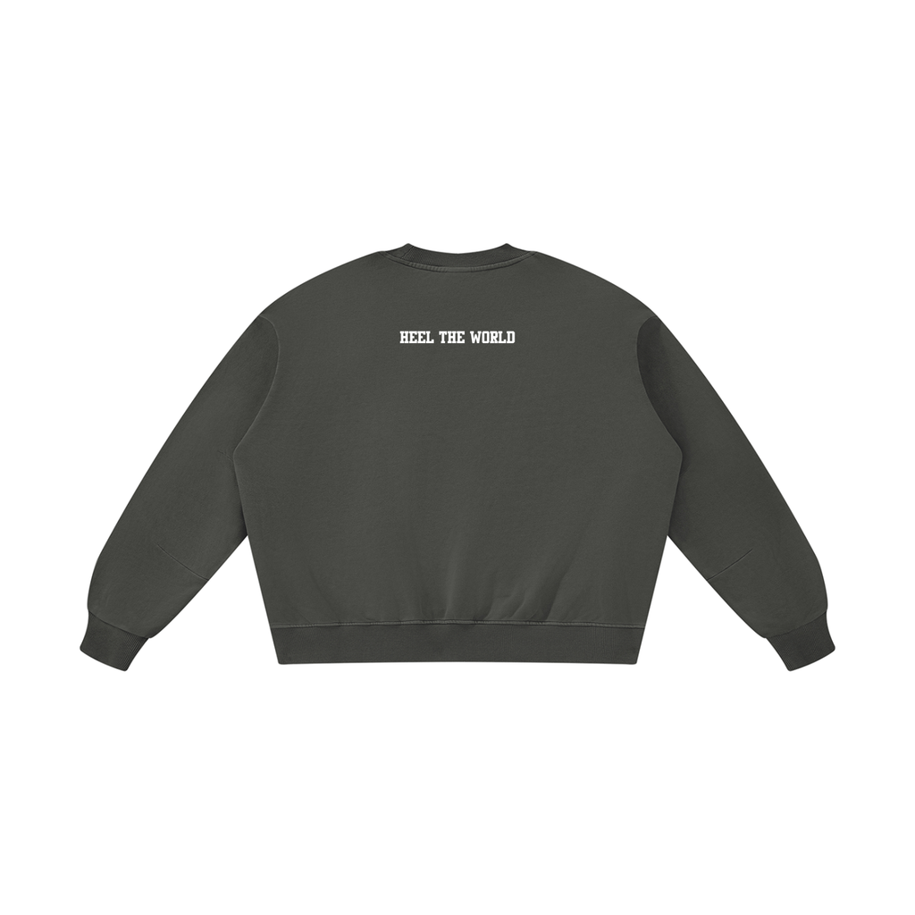 Kwame Nkrumah Unisex Boxy Vintage Washed Sweatshirt