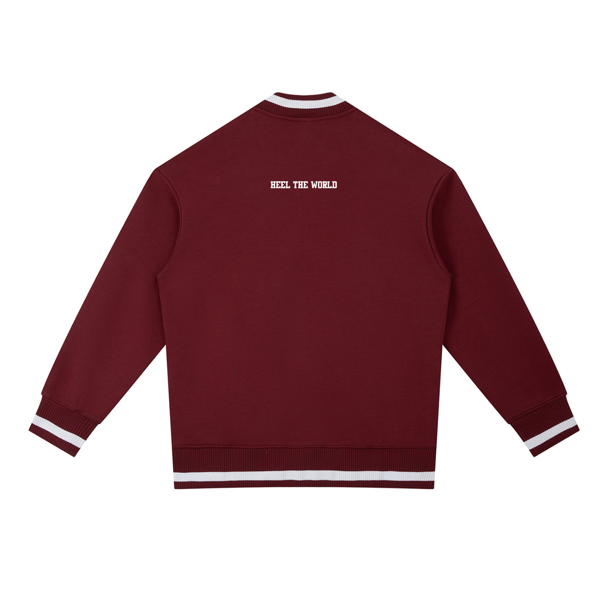 Contrast Piping Zip Bomber Jacket