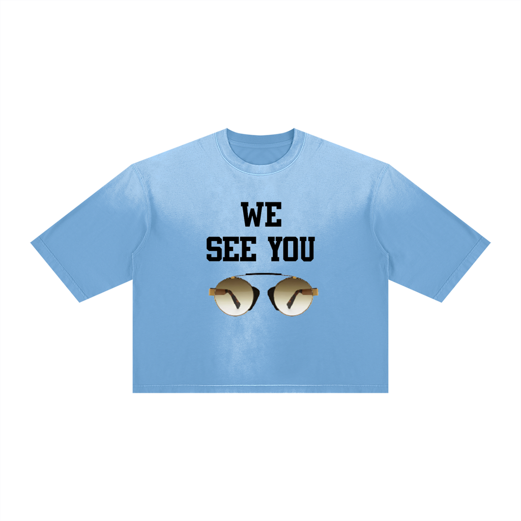 Unisex Vintage Wash Sunfade Boxy T-Shirt