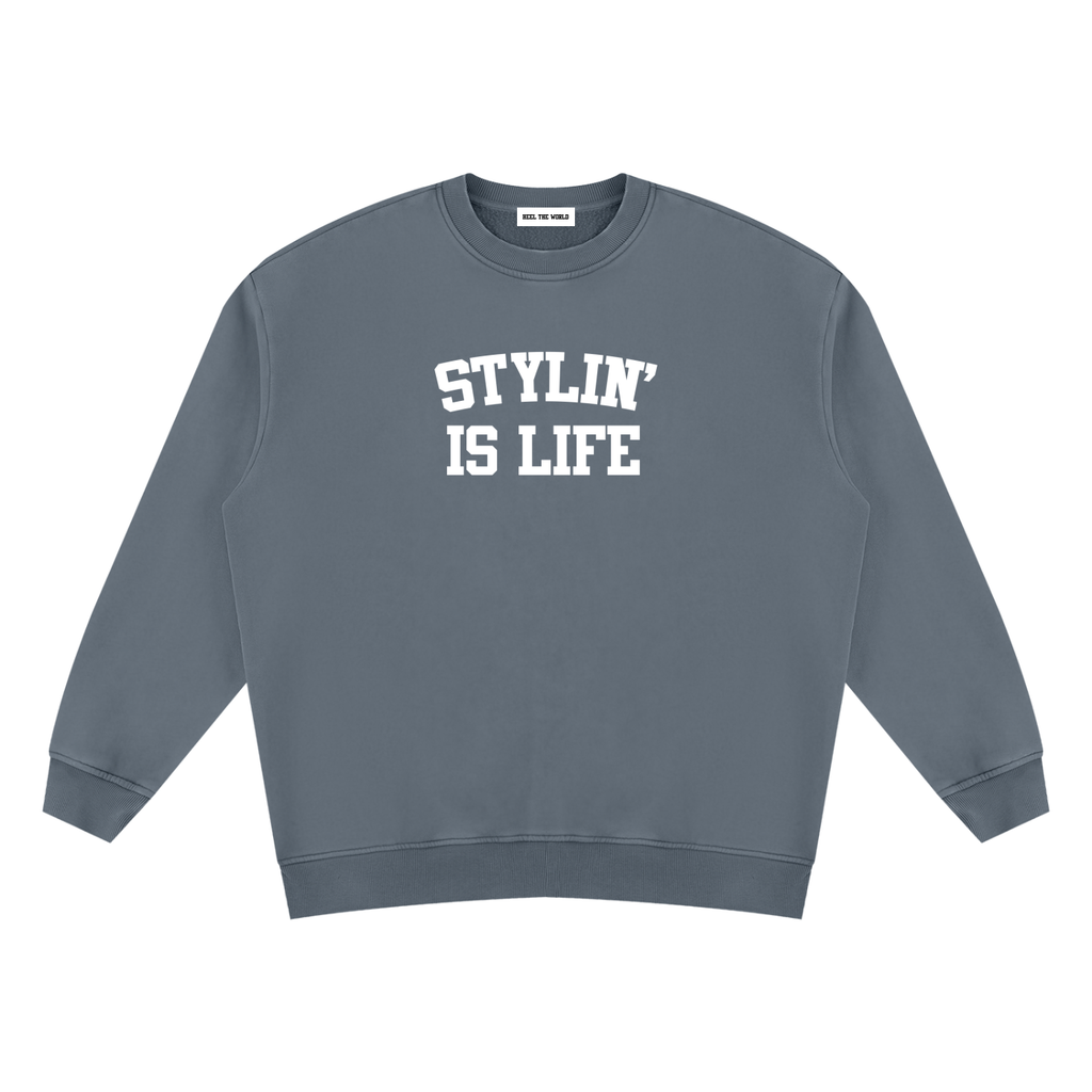Unisex Vintage Wash Fleece Sweatshirt