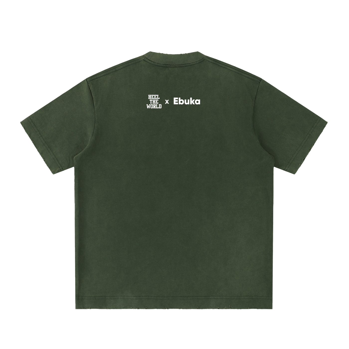 Heavyweight Vintage Washed Frayed T-Shirt