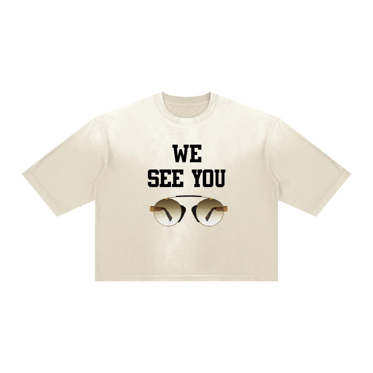 Bohten Unisex Vintage Wash Sunfade Boxy T-Shirt