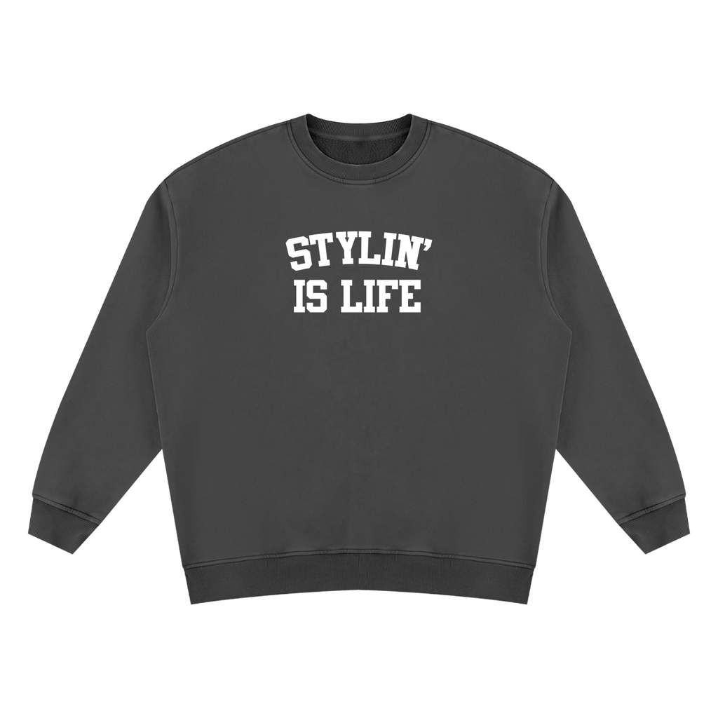 Unisex Vintage Wash Fleece Sweatshirt