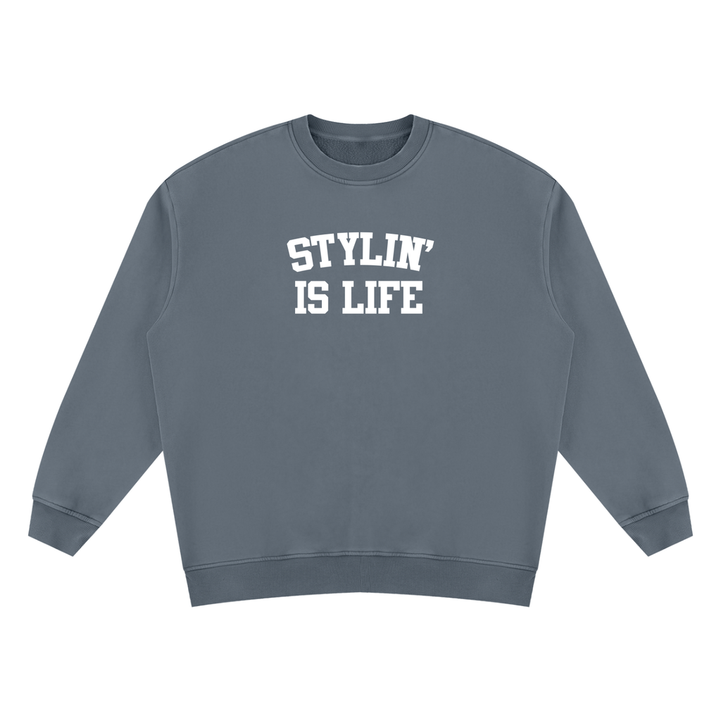 Unisex Vintage Wash Fleece Sweatshirt