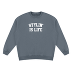 Unisex Vintage Wash Fleece Sweatshirt