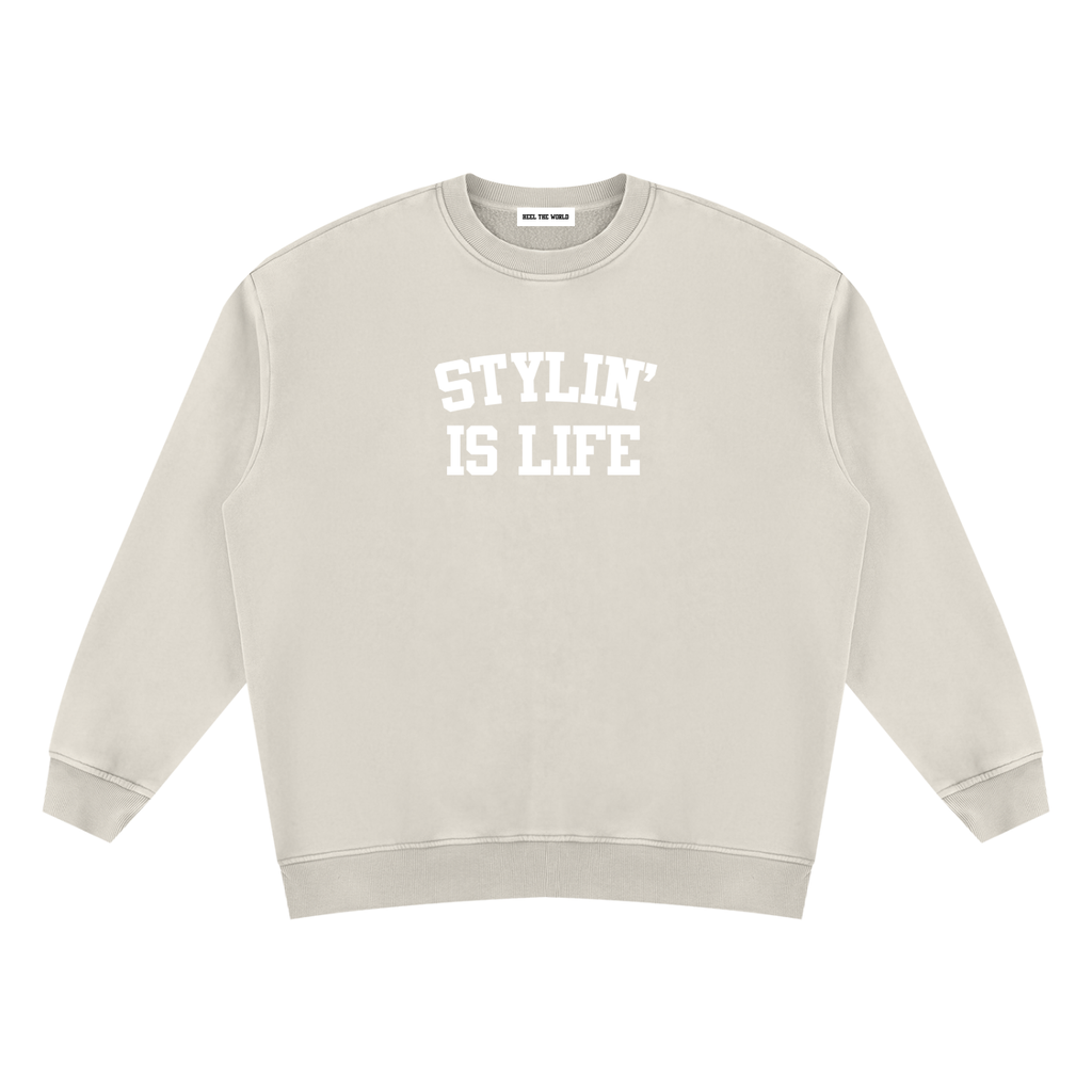 Unisex Vintage Wash Fleece Sweatshirt
