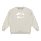Unisex Vintage Wash Fleece Sweatshirt