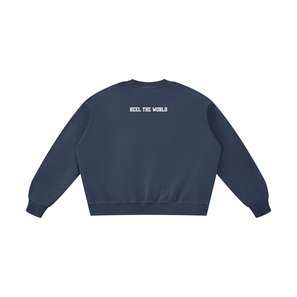 Kwame Nkrumah Unisex Boxy Vintage Washed Sweatshirt