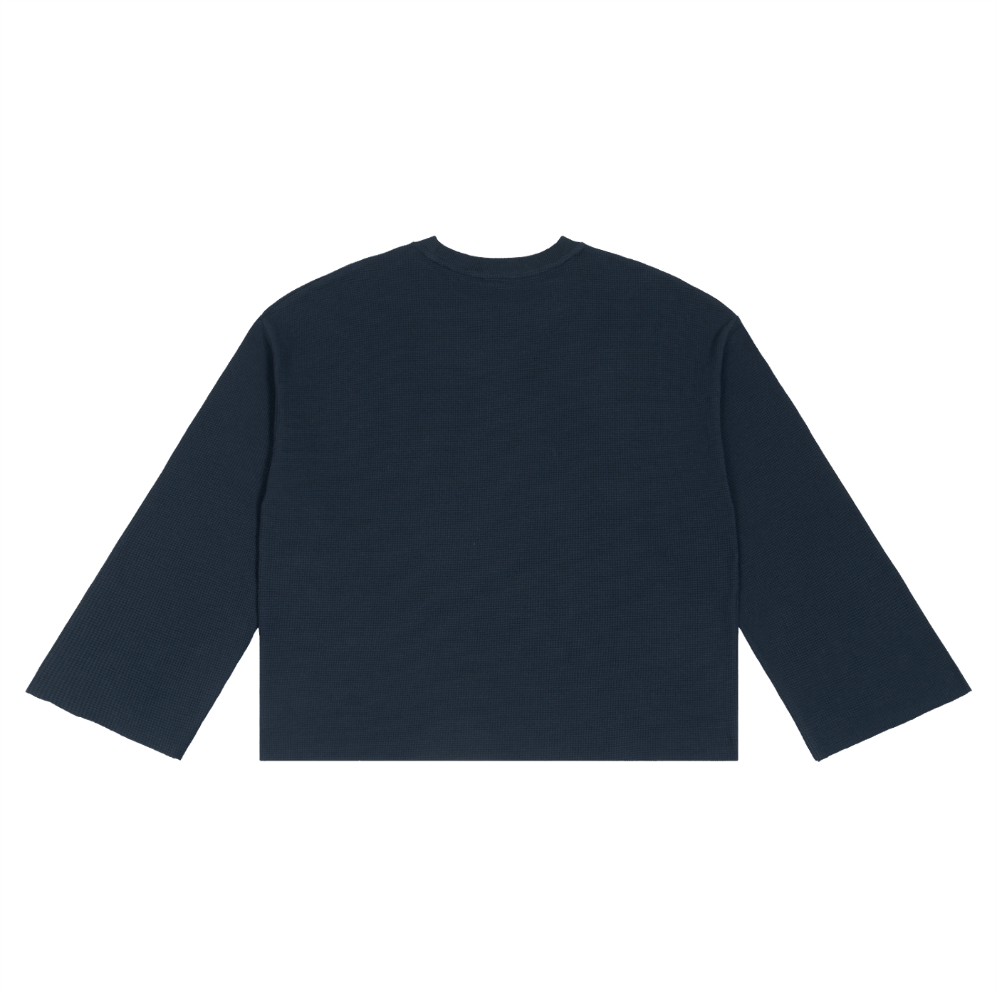 Unisex Waffle Raw Edge T-Shirt