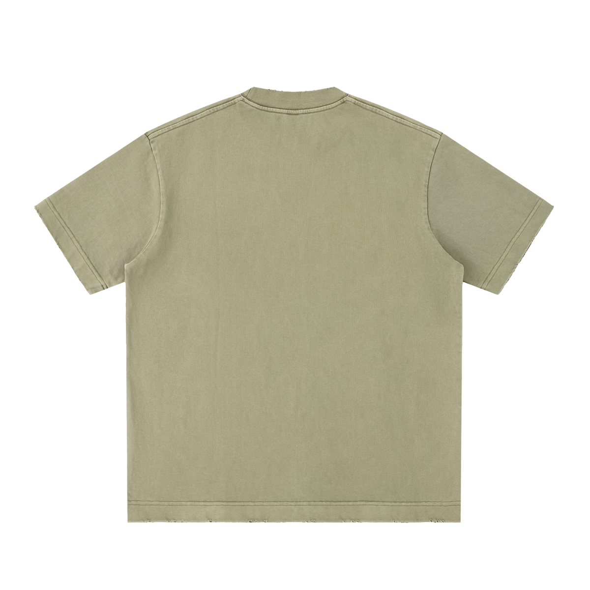 Boyedoe Heavyweight Vintage Washed Frayed T-Shirt