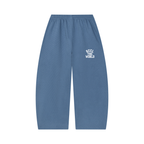 Unisex Waffle Barrel Leg Pants
