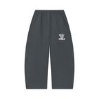 Unisex Waffle Barrel Leg Pants