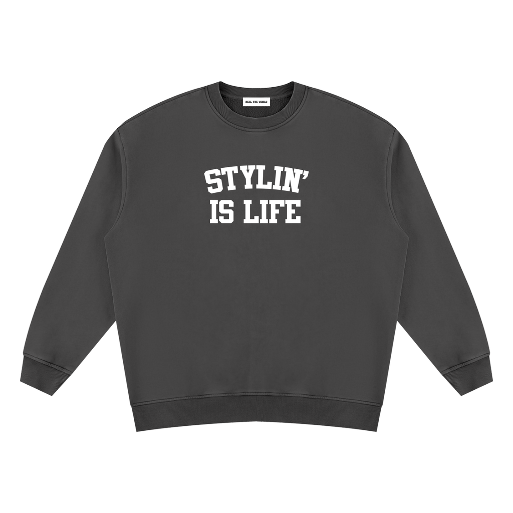 Unisex Vintage Wash Fleece Sweatshirt