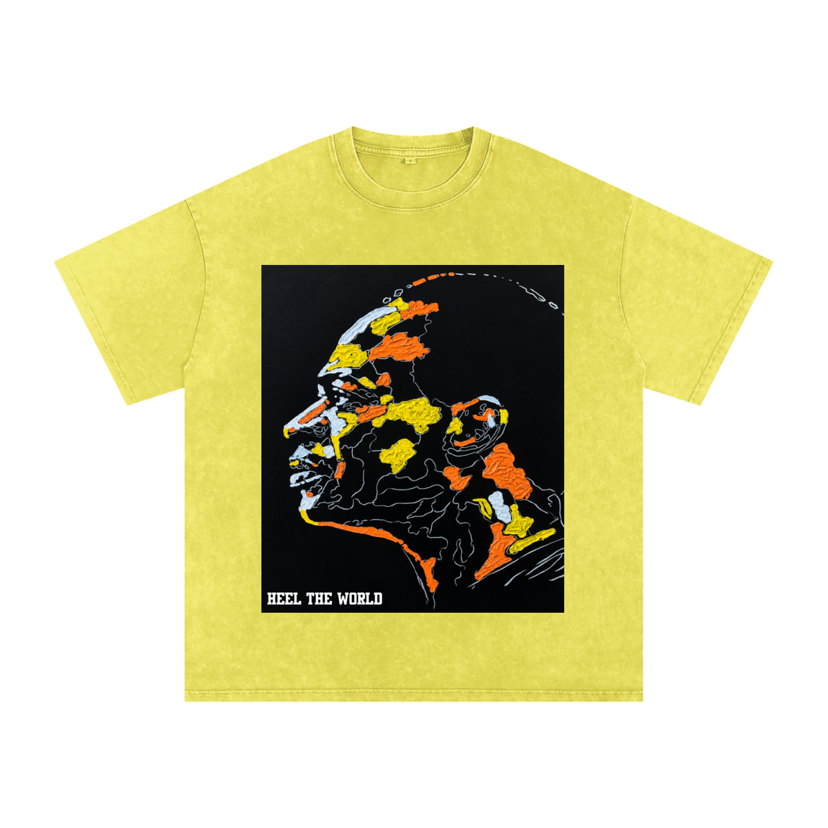 Kwame Nkrumah * Richard Adusu Snow Washed Oversized Cotton T-Shirt