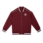 Contrast Piping Zip Bomber Jacket