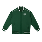 Contrast Piping Zip Bomber Jacket