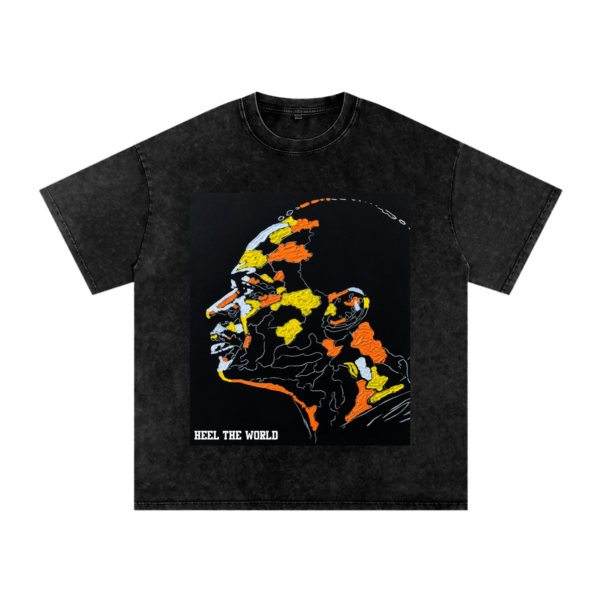 Kwame Nkrumah * Richard Adusu Snow Washed Oversized Cotton T-Shirt