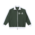 Contrast Trim Stand Collar Jacket
