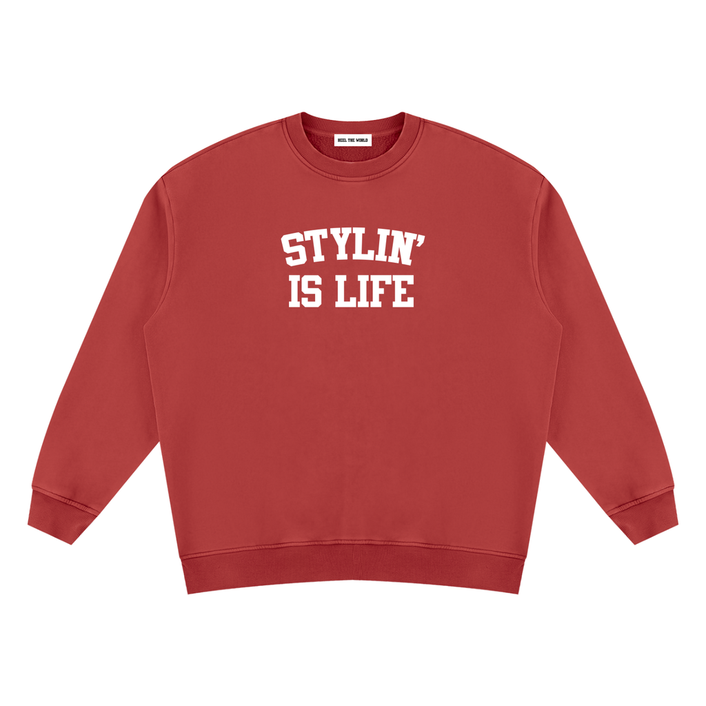 Unisex Vintage Wash Fleece Sweatshirt