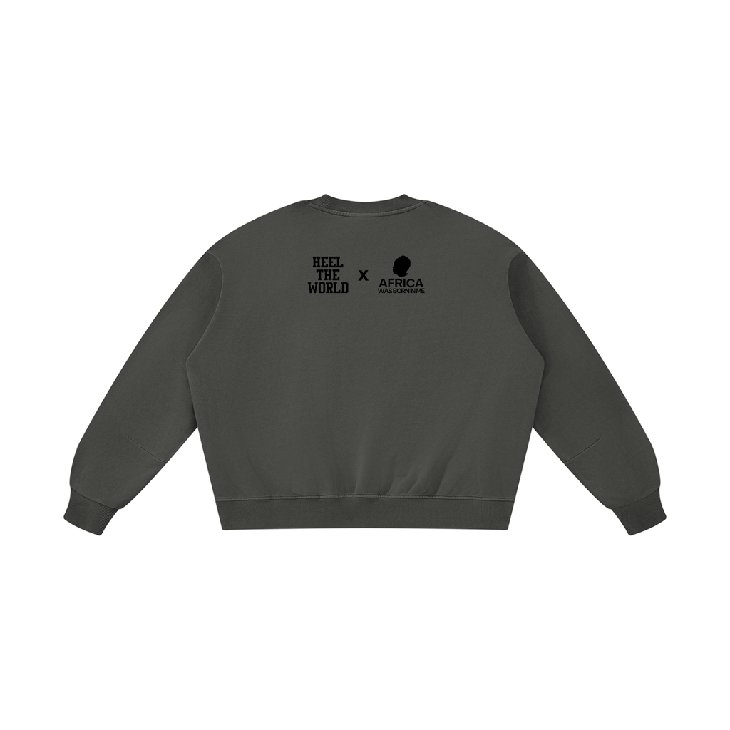 Unisex Boxy Vintage Washed Sweatshirt