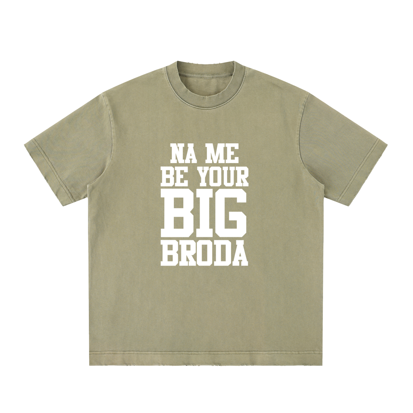 Heavyweight Vintage Washed Frayed T-Shirt