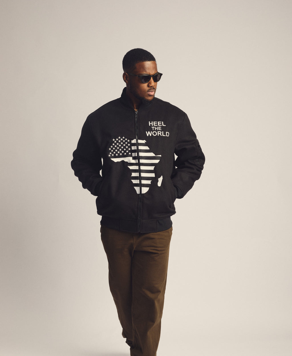 HEEL THE WORLD AFRICA BOMBER Limited Edition