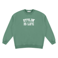 Unisex Vintage Wash Fleece Sweatshirt