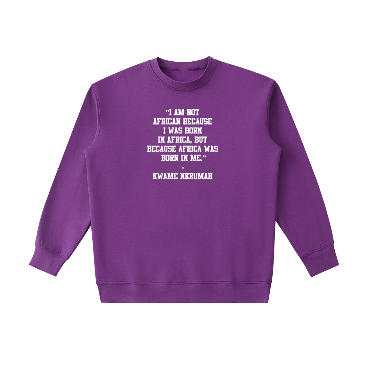 Kwame Nkrumah Essential Heavyweight Crewneck Sweatshirt