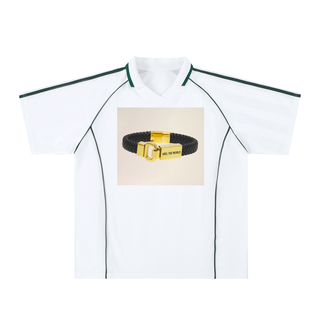 Bracelet Shadow Stripe Collared Soccer Jersey