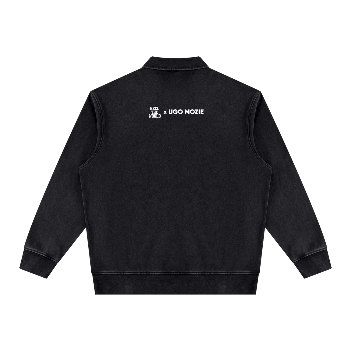 Ugo Mozie-  Life Stylist.  Unisex Vintage Wash Quarter-Zip Sweatshirt
