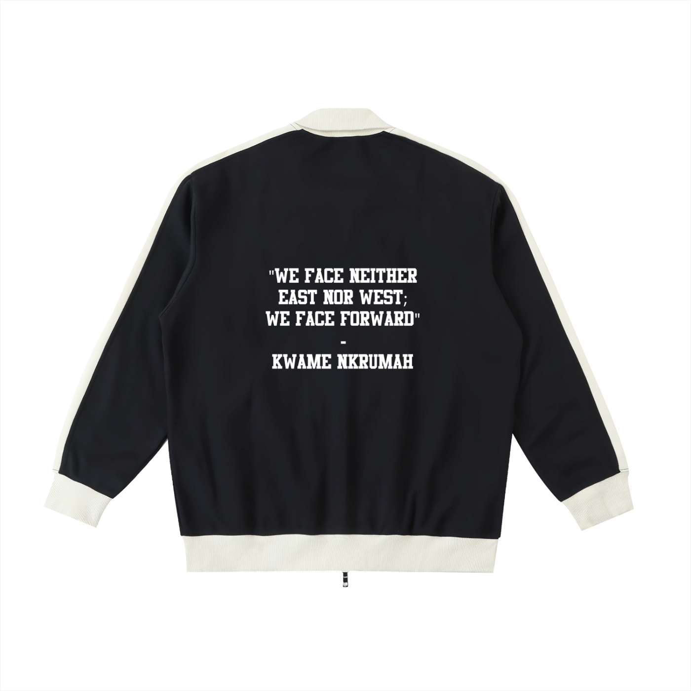 Contrast Trim Stand Collar Jacket