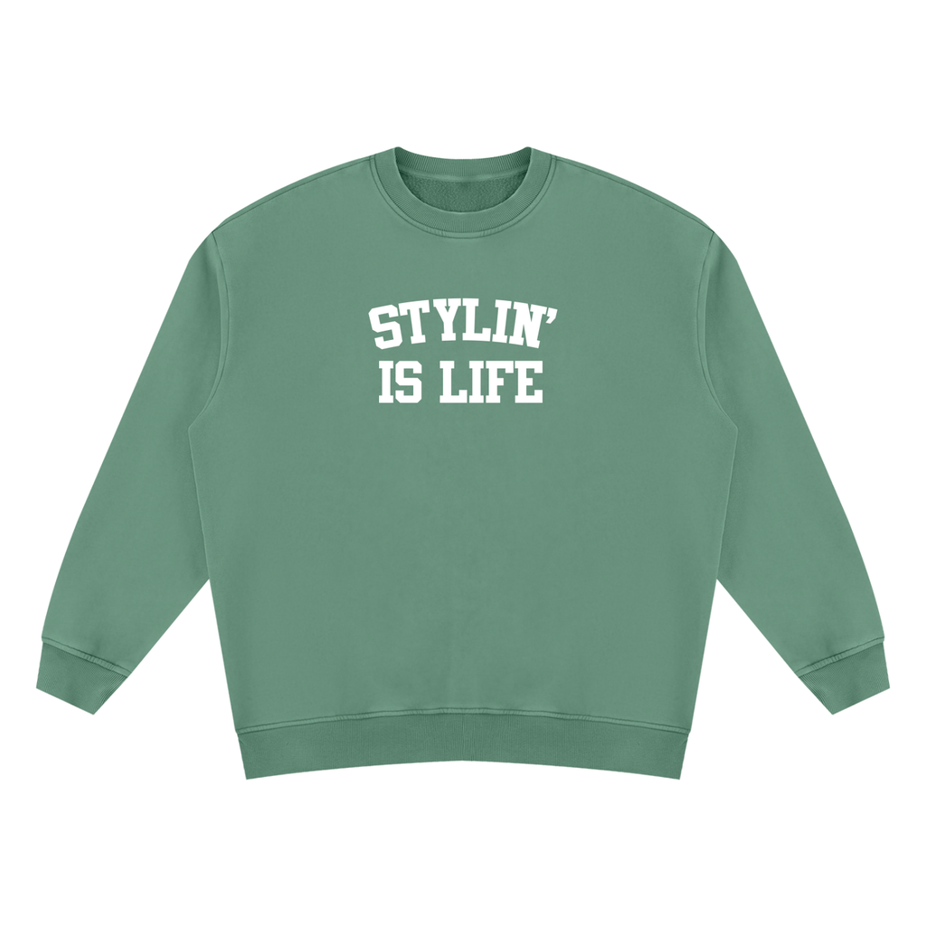 Unisex Vintage Wash Fleece Sweatshirt