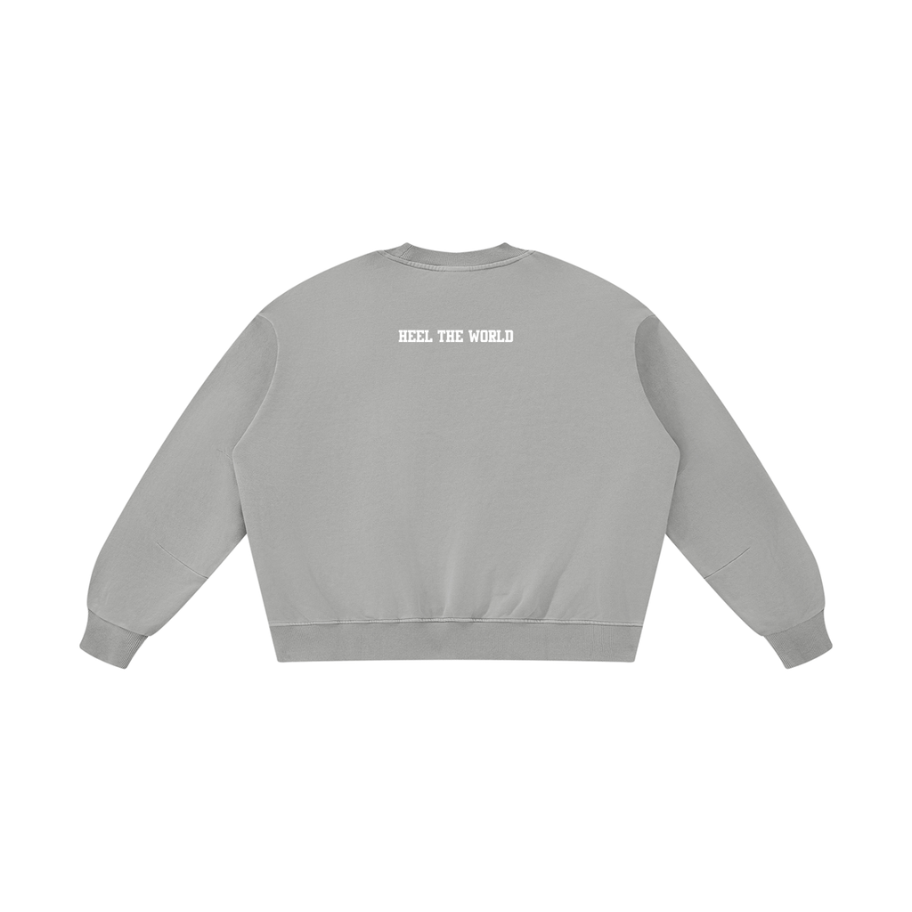Kwame Nkrumah Unisex Boxy Vintage Washed Sweatshirt