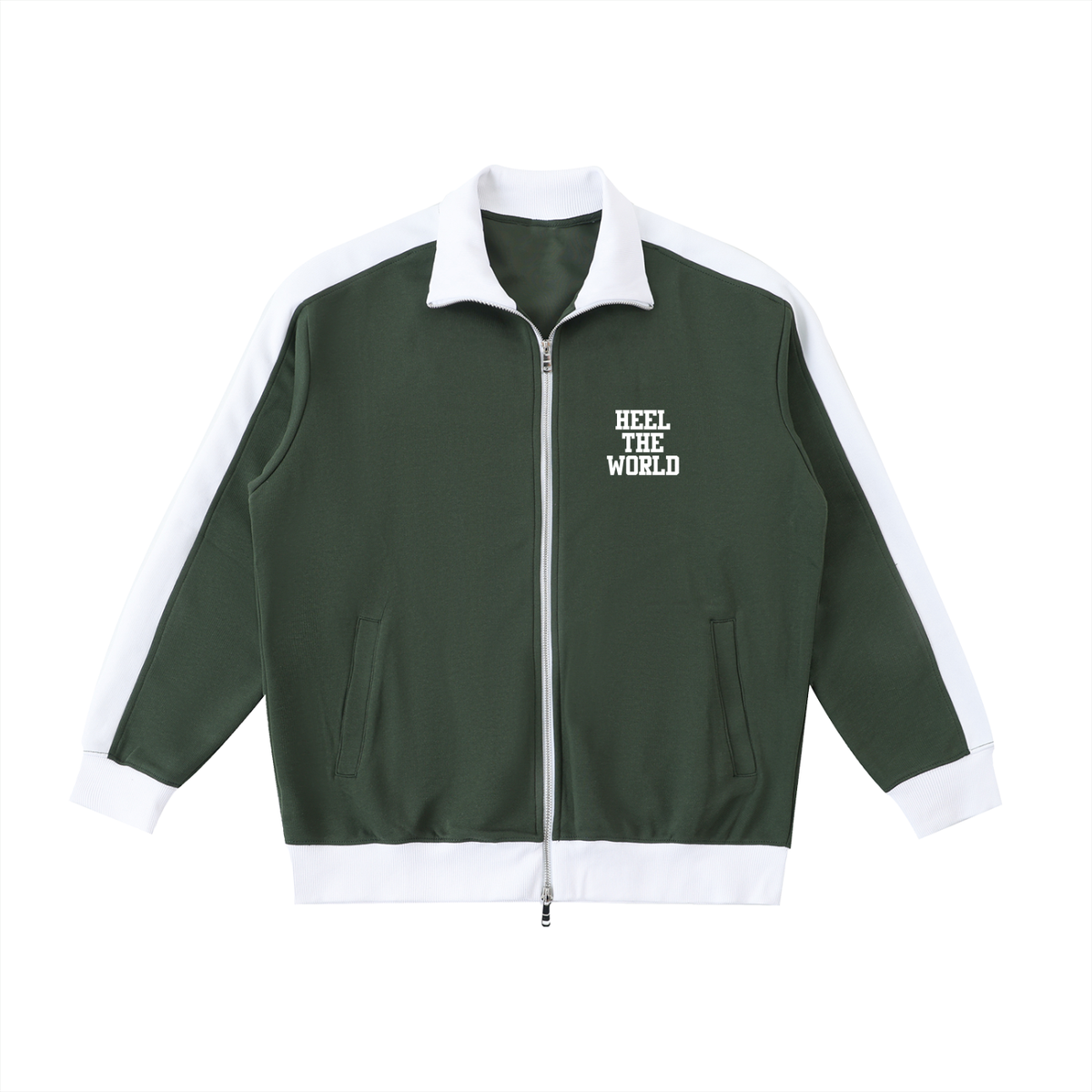 Kwame Nkrumah Contrast Trim Stand Collar Jacket