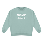 Unisex Vintage Wash Fleece Sweatshirt
